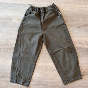 Le Bon Shoppe Arc Pants Olive Green Pants